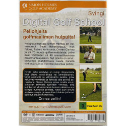 DVD - Golf School DVD by Simon Holmes, Svingi  kansi EX levy VG+ Käytetty DVD