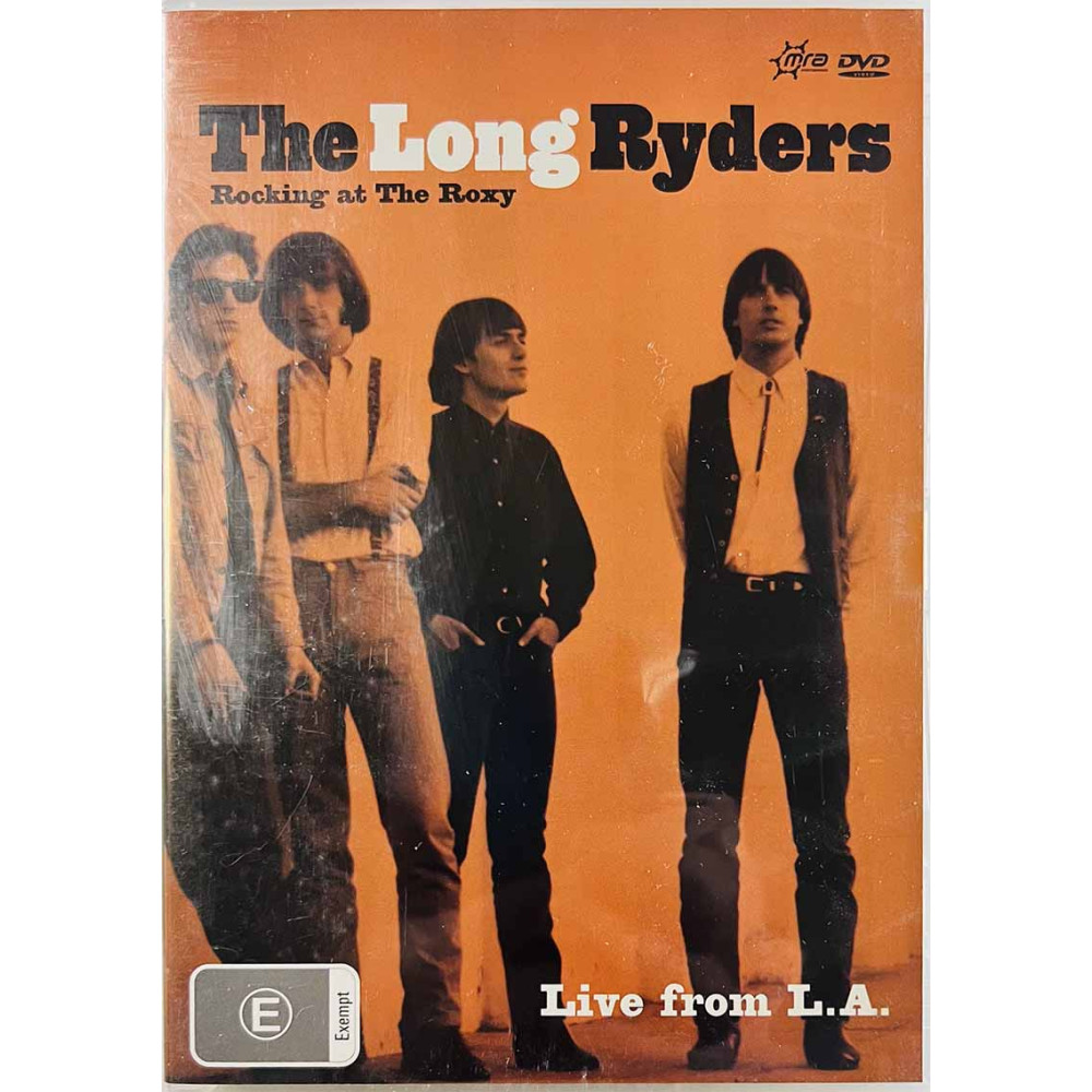DVD - Long Ryders DVD Rockin' At The Roxy  kansi EX levy EX- Käytetty DVD