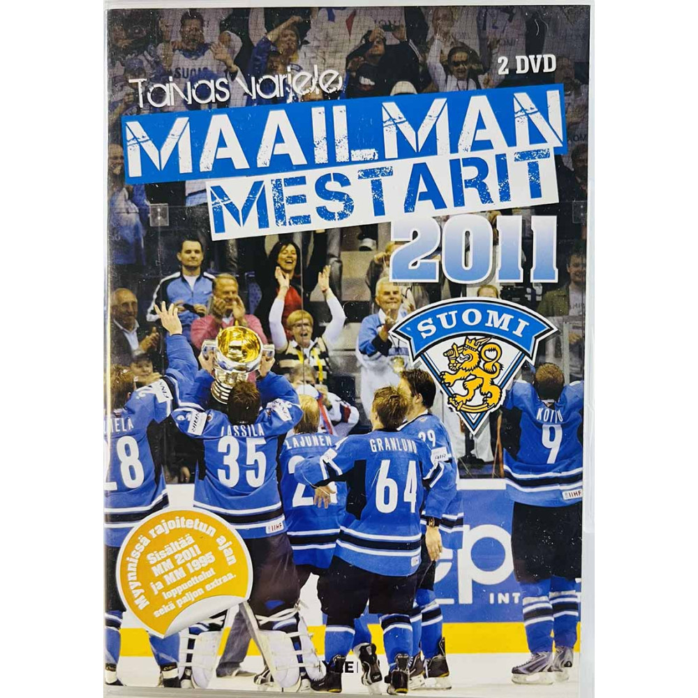 DVD - Jääkiekko DVD Maailmanmestarit 2011 2DVD  kansi EX levy EX Käytetty DVD