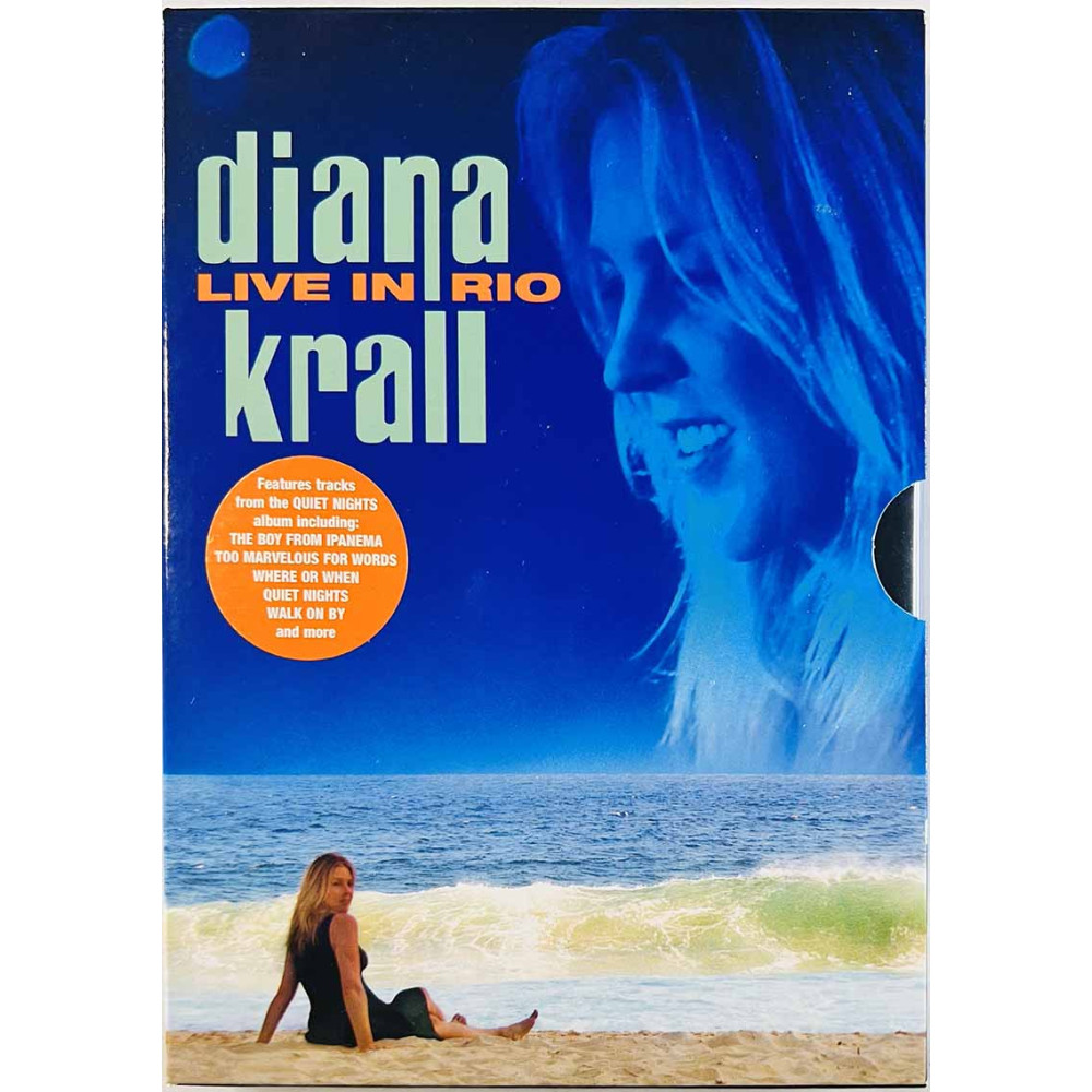 DVD - Krall Diana DVD Live in Rio  kansi EX levy EX Käytetty DVD