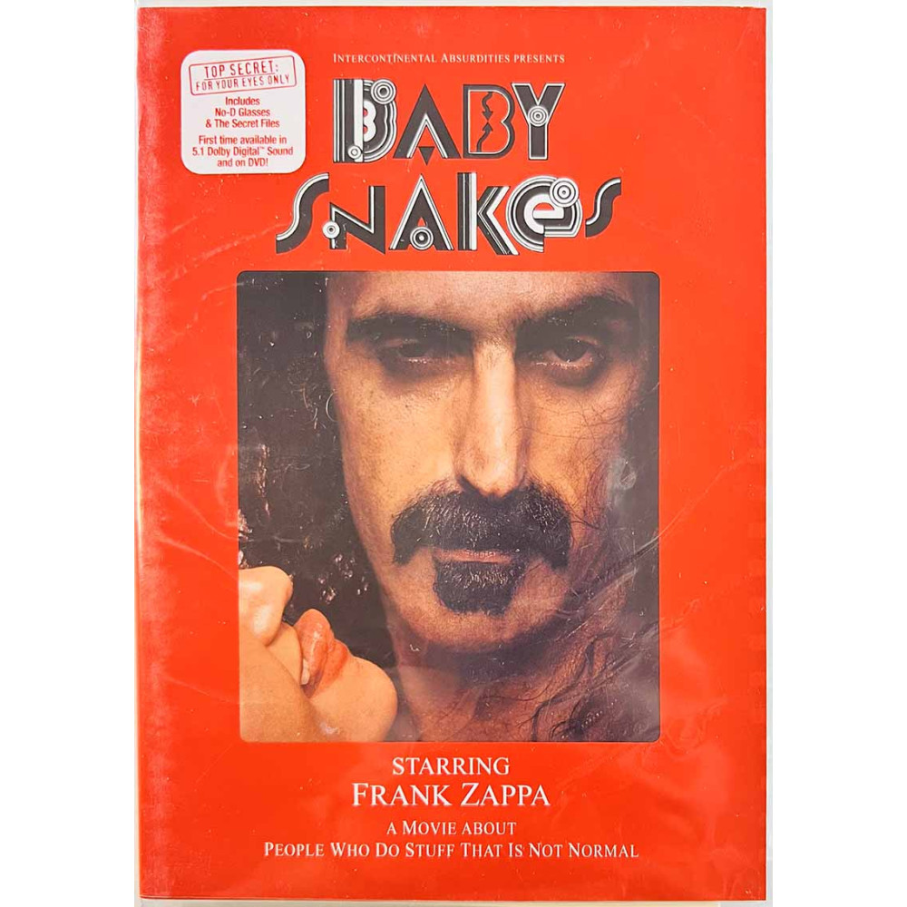 DVD - Zappa Frank, Baby Snakes DVD A movie about people who do stuff  kansi EX levy EX Käytetty DVD