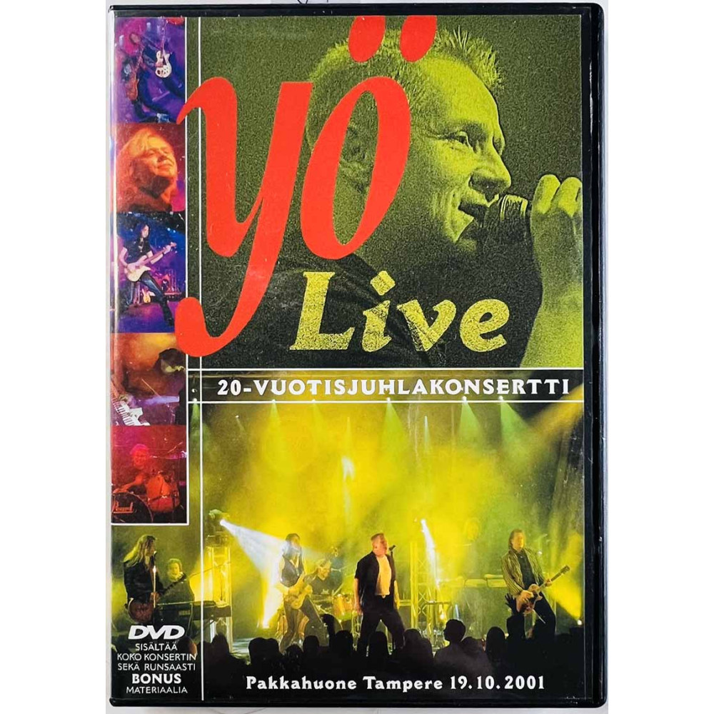 DVD - Yö 2002 POKODVD 3 20-Vuotisjuhlakonsertti DVD Begagnat