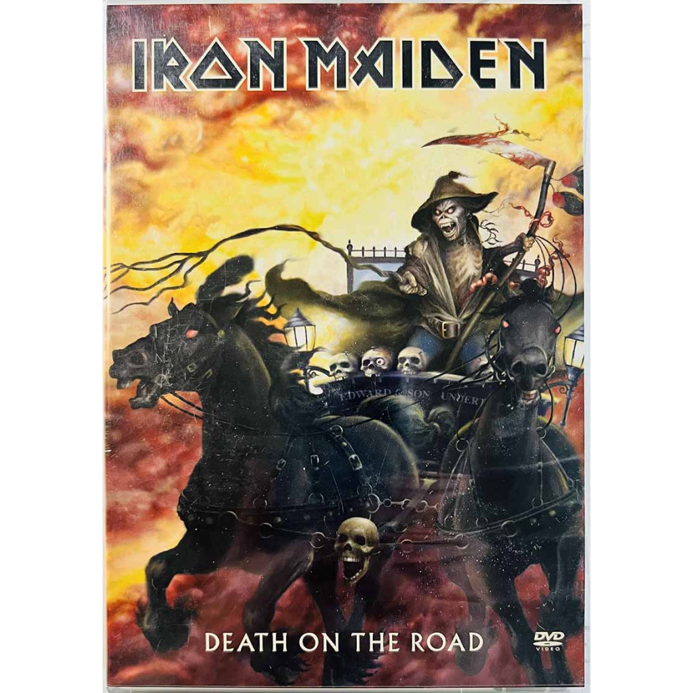 DVD - Iron Maiden DVD Death On The Road 3DVD  kansi EX levy EX Käytetty DVD