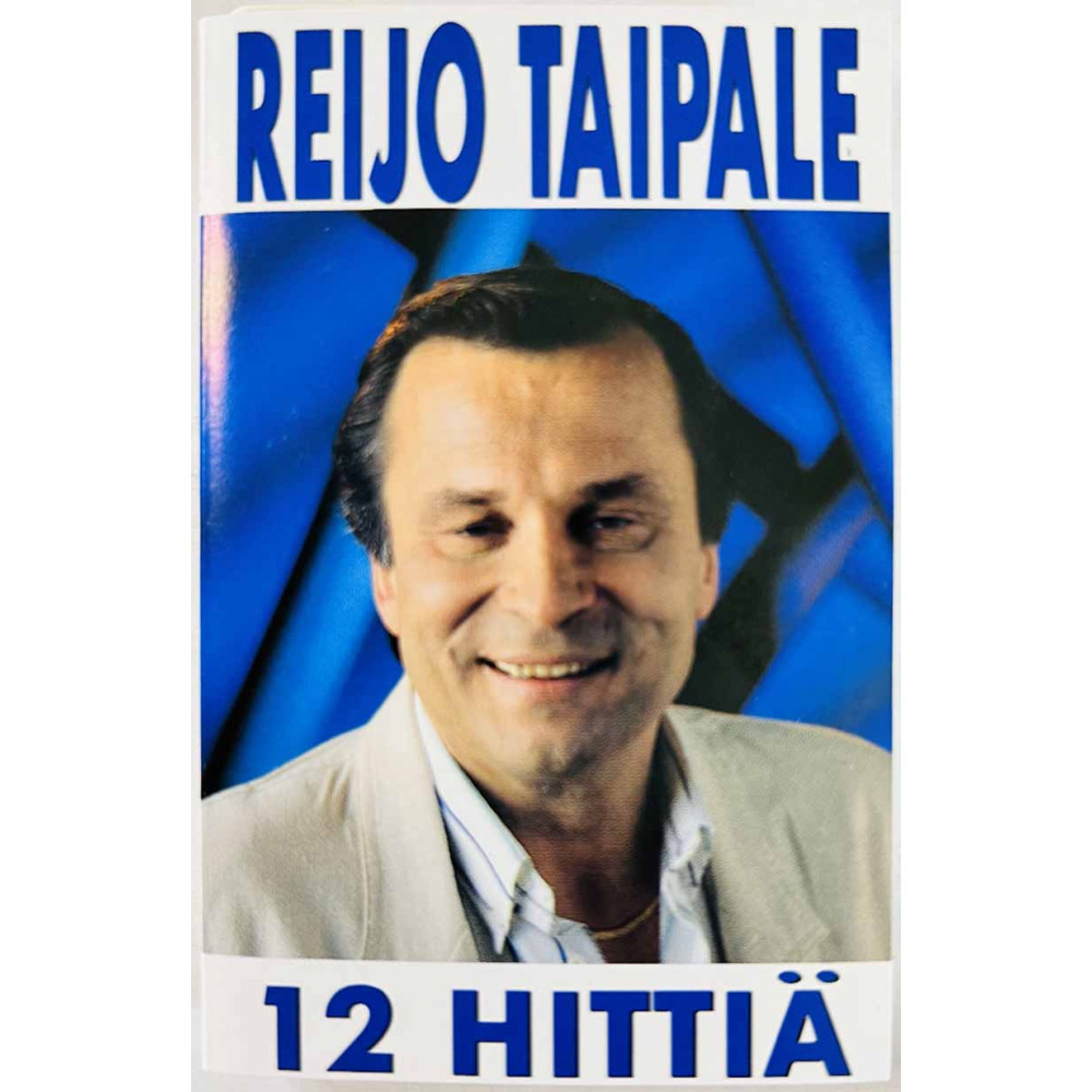 Taipale Reijo: 12 Hittiä kansipaperi EX , musiikkikasetin kunto EX käytetty kasetti