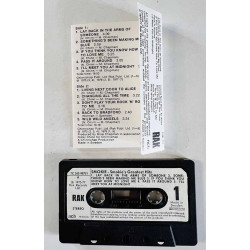 Smokie: Smokie’s greatest hits kansipaperi EX , musiikkikasetin kunto EX käytetty kasetti