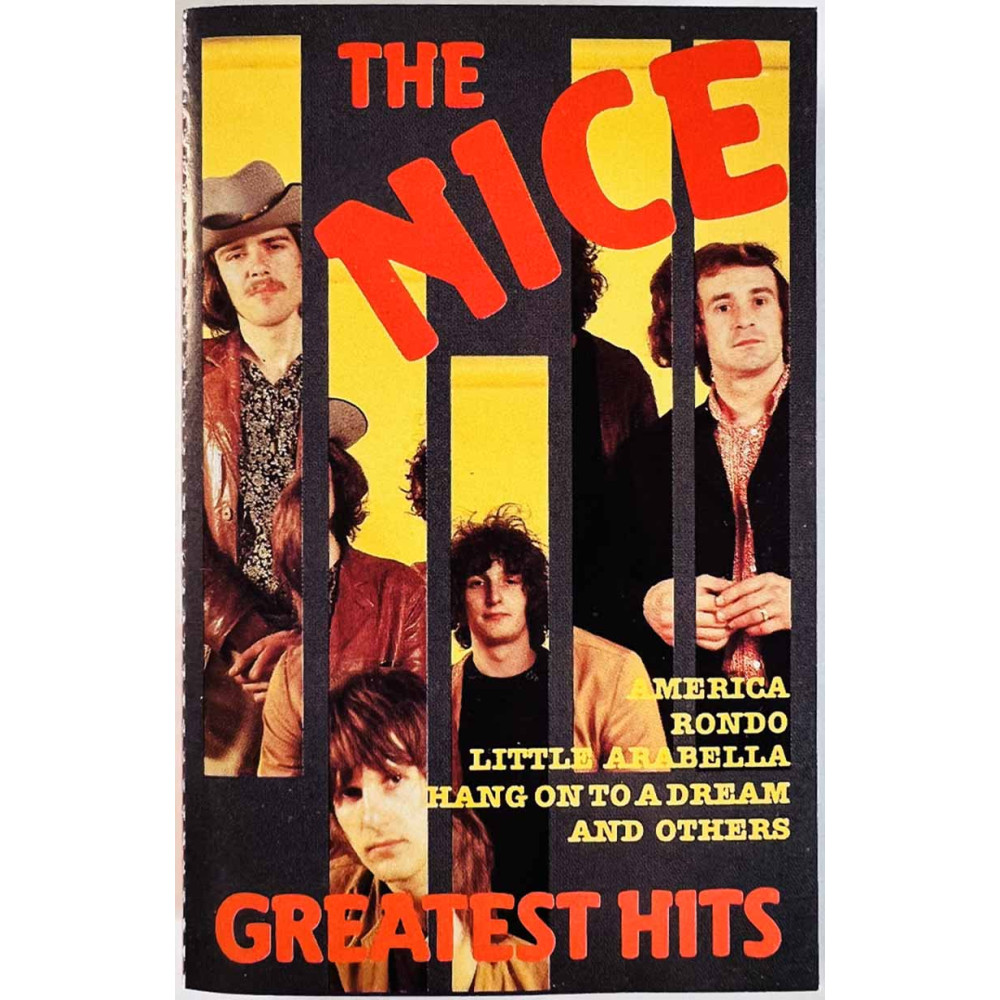Nice: Greatest Hits kansipaperi EX , musiikkikasetin kunto EX käytetty kasetti