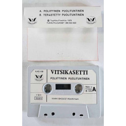 Risto "Konsta" Pylkkänen: Vitsikasetti kansipaperi EX , musiikkikasetin kunto EX käytetty kasetti