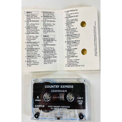 Country Express: 24 great songs kansipaperi EX , musiikkikasetin kunto EX käytetty kasetti