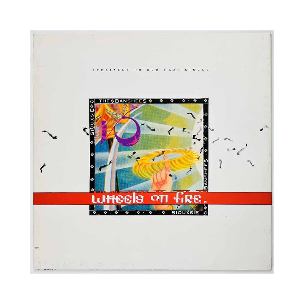 Siouxsie & The Banshees LP kansi This Wheel's On Fire 12-inch maxikansi  kansi G+ kansi ilman levyä