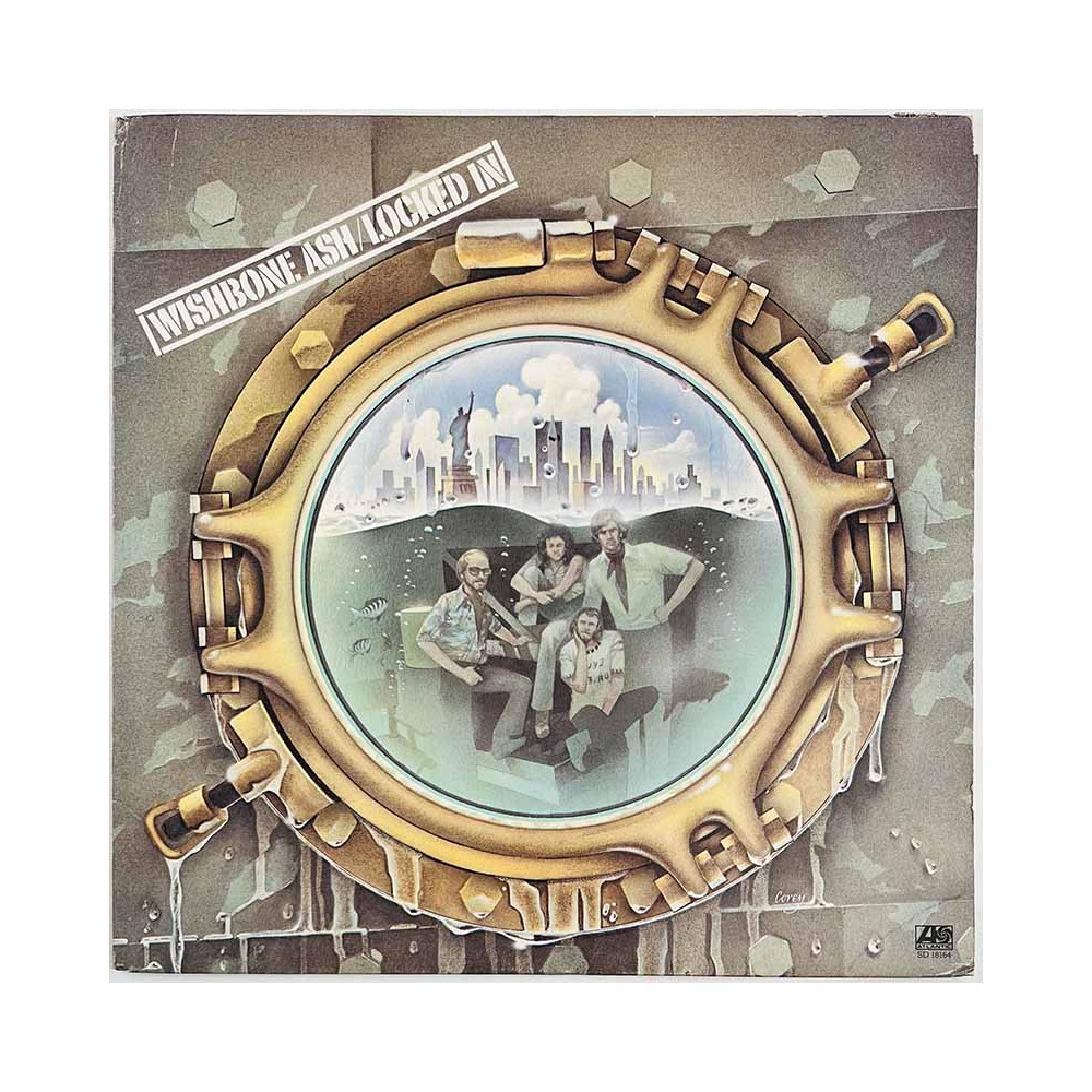 Wishbone Ash LP kansi Locked in  kansi VG kansi ilman levyä