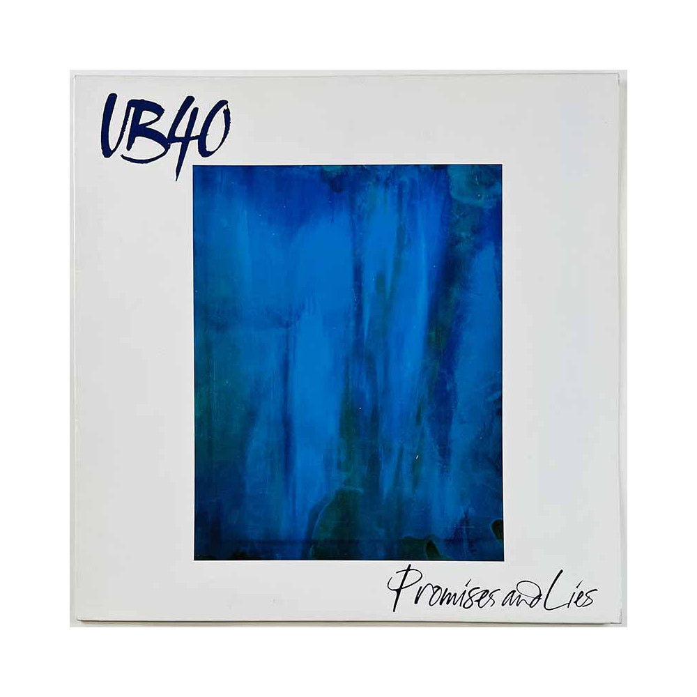 UB40 LP kansi Promises and Lies  kansi EX kansi ilman levyä