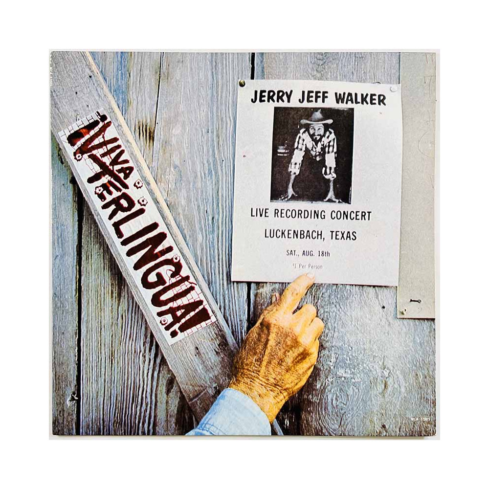 Walker Jerry Jeff 1973 MCA 37005 ¡Viva Terlingua! omslag utan vinyl