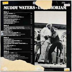 Waters Muddy LP kansi In memoriam  kansi G kansi ilman levyä