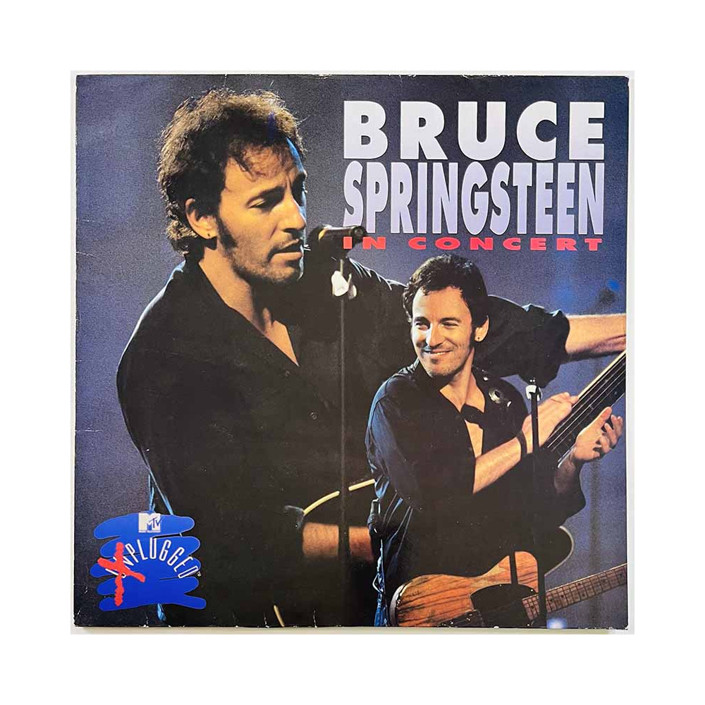 Springsteen Bruce LP kansi In Concert MTV plugged  kansi EX- kansi ilman levyä