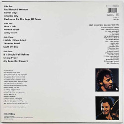 Springsteen Bruce LP kansi In Concert MTV plugged  kansi EX- kansi ilman levyä