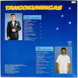 Simonen Kauko / Jaska Mäkynen 1986 KOI-LP 125 Tangokuningas omslag utan vinyl