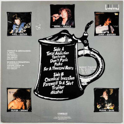Tankard LP kansi Chemical invasion  kansi VG+ kansi ilman levyä