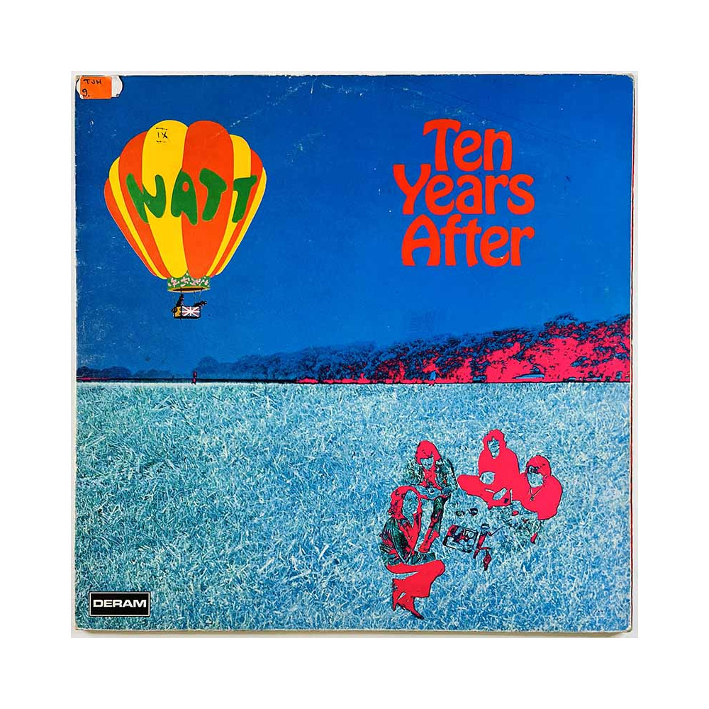 Ten Years After LP kansi Watt  kansi VG- kansi ilman levyä
