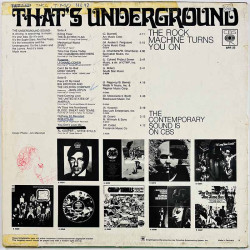 Spirit, Leonard Cohen, Electric Flag LP kansi That’s Underground  kansi G+ kansi ilman levyä