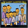 Sleepy Sleepers LP kansi Sings Matti ja Teppo  kansi VG+ kansi ilman levyä