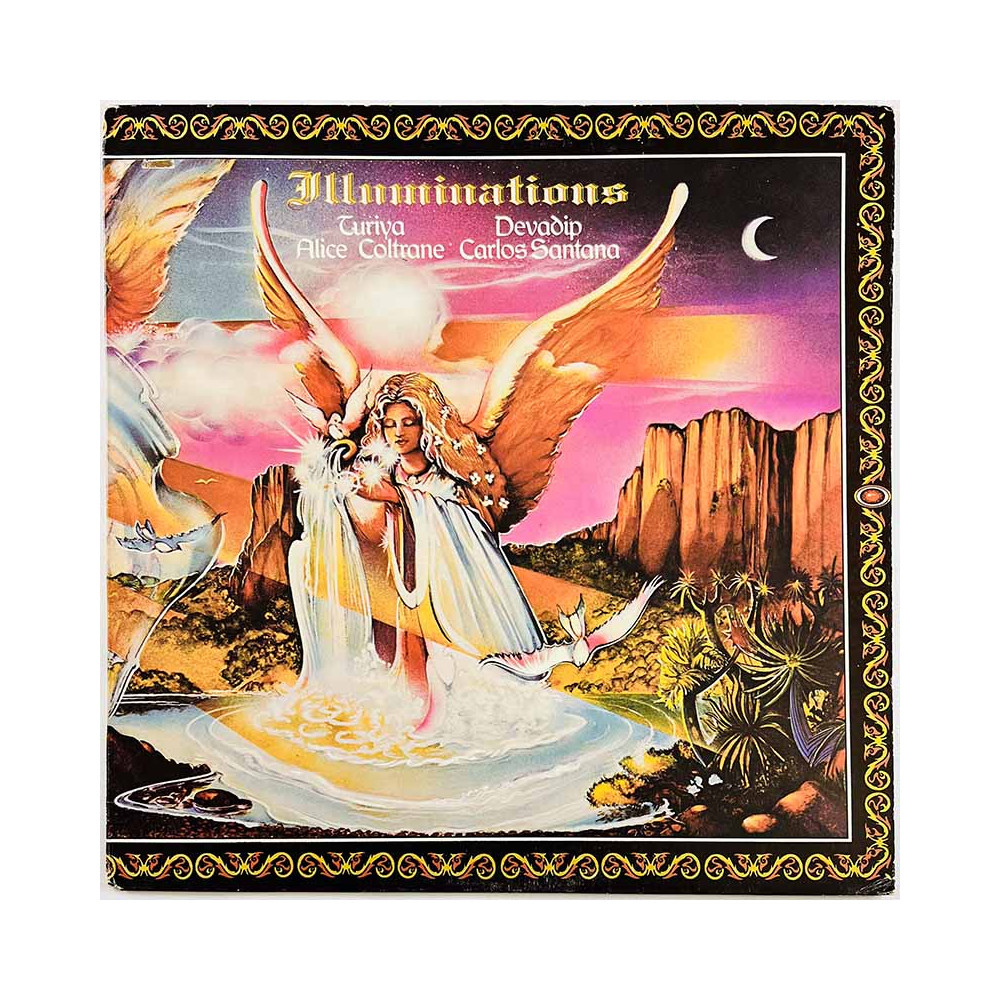 Santana Devadip Carlos 1974 PC 32900 Illuminations omslag utan vinyl