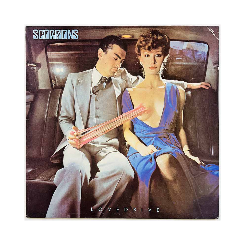 Scorpions LP kansi Lovedrive  kansi VG+ kansi ilman levyä