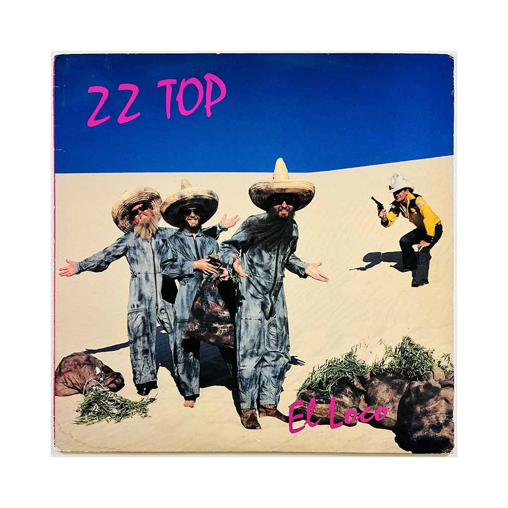 ZZ Top 1981 BSK 3593 El Loco omslag utan vinyl