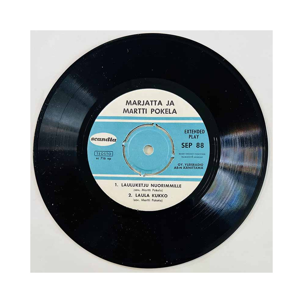 Pokela Marjatta / Tupu Savunen 1959 SEP 88 Lauluketju nuorimmille EP begagnad singelskiva