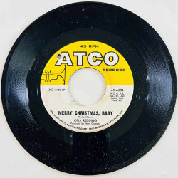 Redding Otis Käytetty 7” ei kuvakantta White Christmas / Merry Christmas Baby  kansi Ei kuvakantta levy EX käytetty vinyylisingl