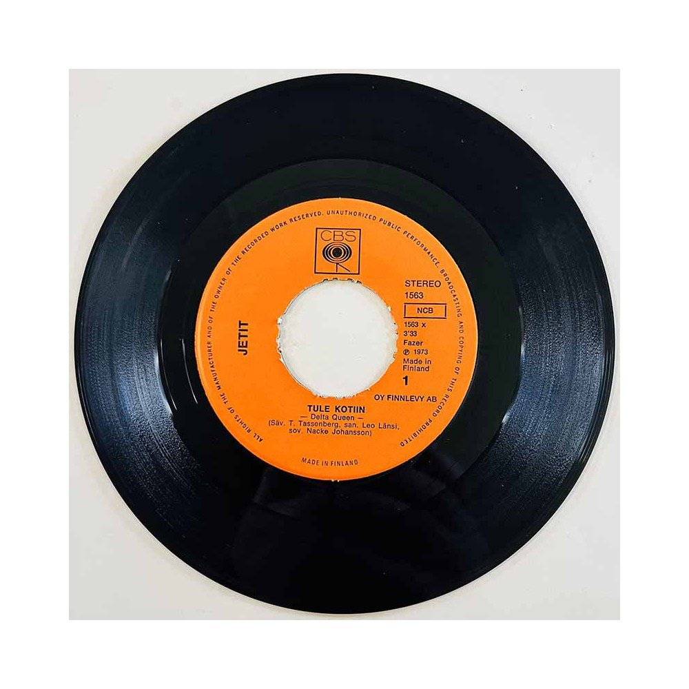 Jetit 1973 1563 Tule kotiin / Pienet miehet begagnad singelskiva