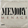 Menage käytetty 7” kuvakannella Memory / Memory instrumental  kansi VG+ levy EX käytetty vinyylisingle PS