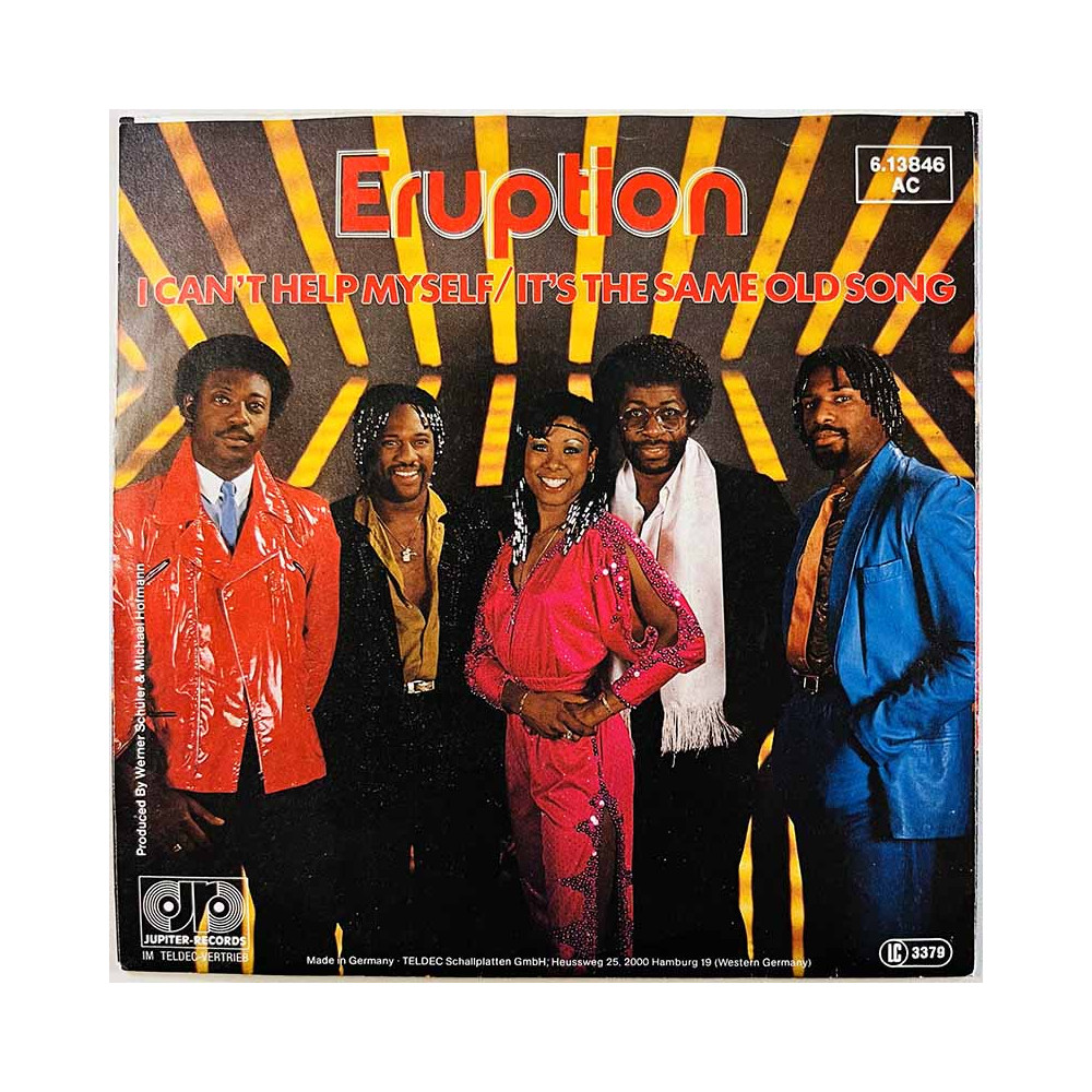 Eruption 1983 6.13846 AC I can't help myself / It's the same old song begagnad singelskiva
