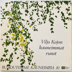 Viljo Kojon kauneimmat runot 1969 OT 153 / 154 Runoutemme kauneimpia 10 EP begagnad singelskiva