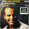 Belafonte Harry käytetty 7” kuvakannella Try to remember / Venezuela  kansi VG levy EX käytetty vinyylisingle PS