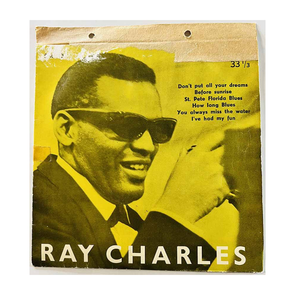 Charles Ray käytetty 7” kuvakannella The Original Ray Charles EP  kansi G+ levy VG+ käytetty vinyylisingle PS