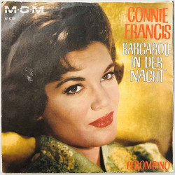 Francis Connie käytetty 7” kuvakannella Barcarole in der nacht  kansi VG+ levy EX- käytetty vinyylisingle PS