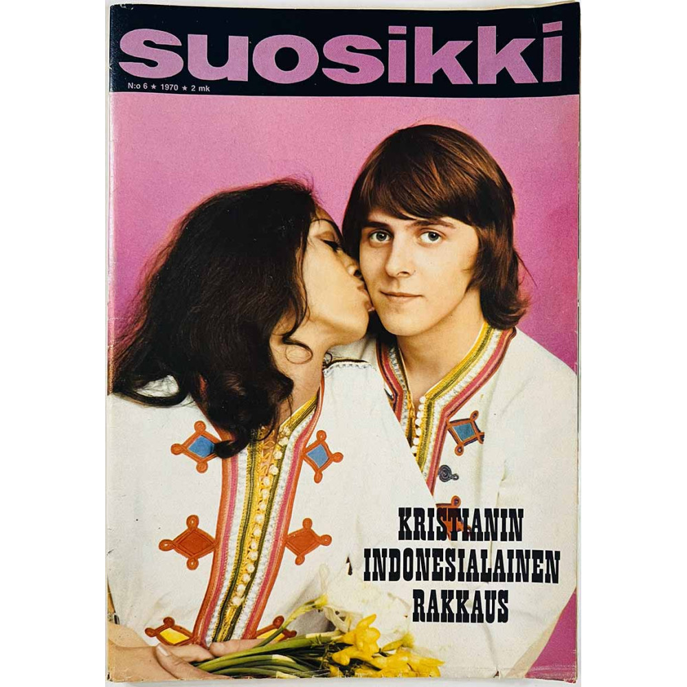 Suosikki 1970 6 Wigwam keikalla, Johnny Winter, Kai Hyttinen aikakauslehti