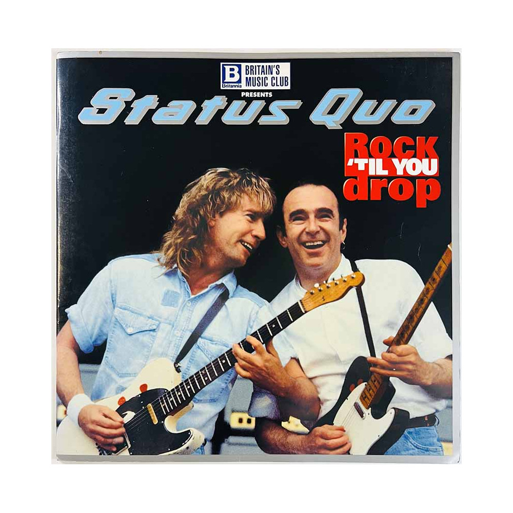 Status Quo 1991 5053199364960 Rock ‘til you drop - kiertuekirja Käytetty kirja