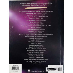 Drum chart hits - nuottikirja : 30 transcriptions of popular songs - Något använd bok
