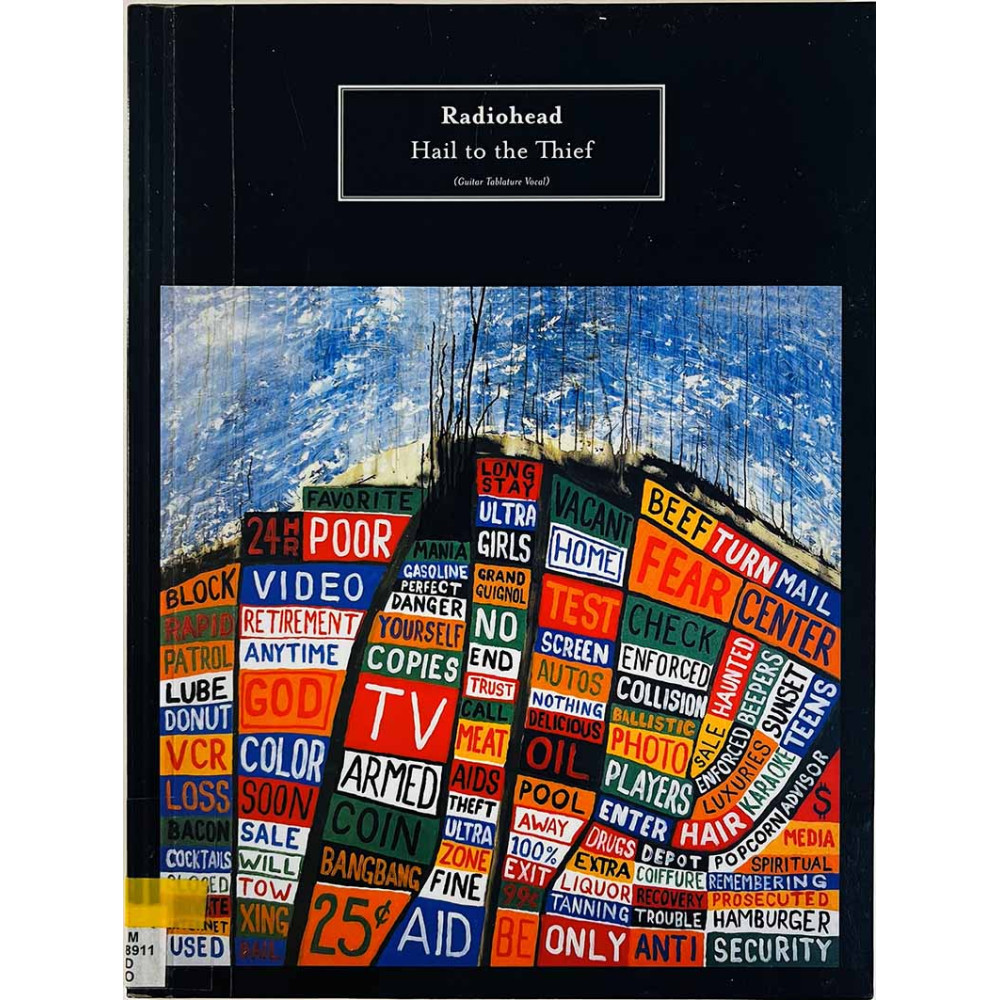 Radiohead nuottikirja : Hail to the Thief  - Guitar Tablature Vocal - Något använd bok