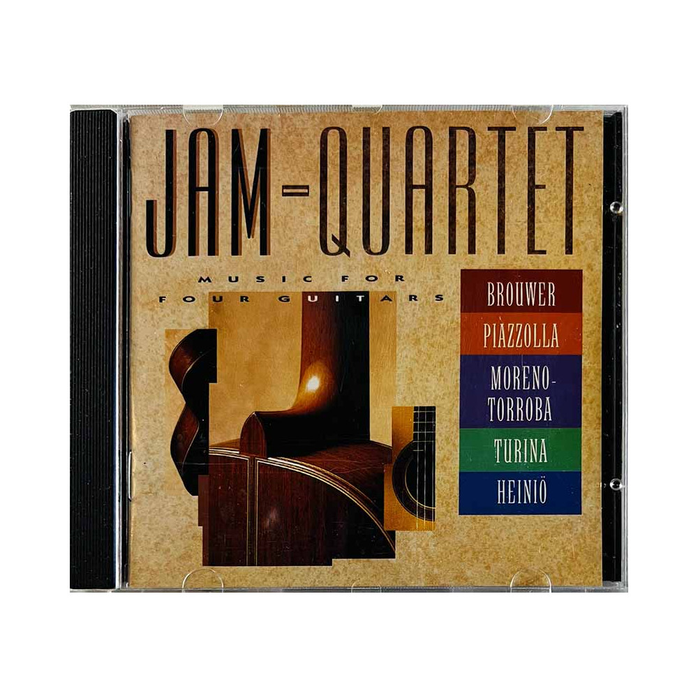 Jam-Quartet Käytetty CD Music For Four Guitars  kansi EX levy EX Käytetty CD