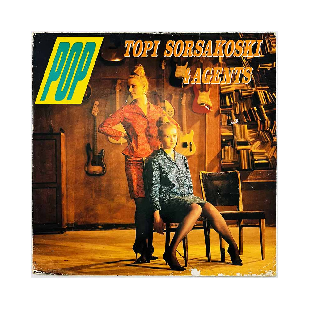 Topi Sorsakoski & Agents Käytetty LP Pop  kansi G levy EX- Käytetty LP