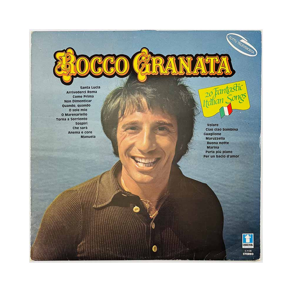 Granata Rocco Käytetty LP 20 Fantastic Italian Songs  kansi VG levy EX Käytetty LP