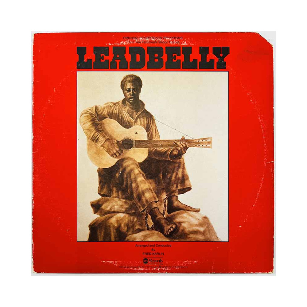 Original Soundtrack Fred Karlin Käytetty LP Leadbelly  kansi VG levy VG Käytetty LP