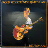 Rolf Wikströms Hjärtslag Käytetty LP Bluesman  kansi G+ levy EX- Käytetty LP
