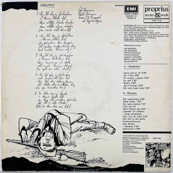 Granhagen Lena Käytetty LP Lena Granhagen sjunger Theodorakis & Biermann  kansi VG+ levy VG+ Käytetty LP