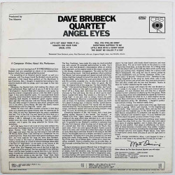Dave Brubeck Quartet 1965 62557 Angel Eyes Begagnat LP