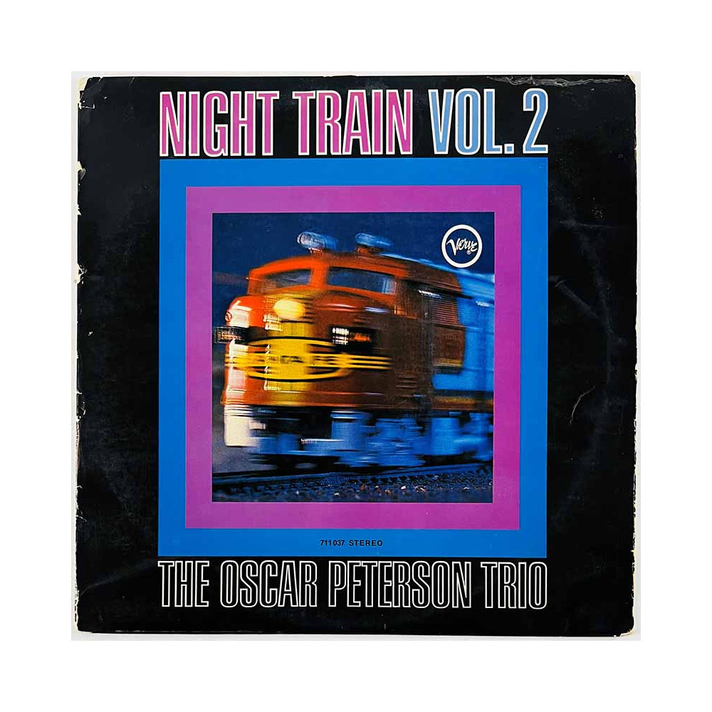 Oscar Peterson Trio Käytetty LP Night Train vol.2  kansi G+ levy VG+ Käytetty LP