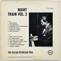 Oscar Peterson Trio Käytetty LP Night Train vol.2  kansi G+ levy VG+ Käytetty LP