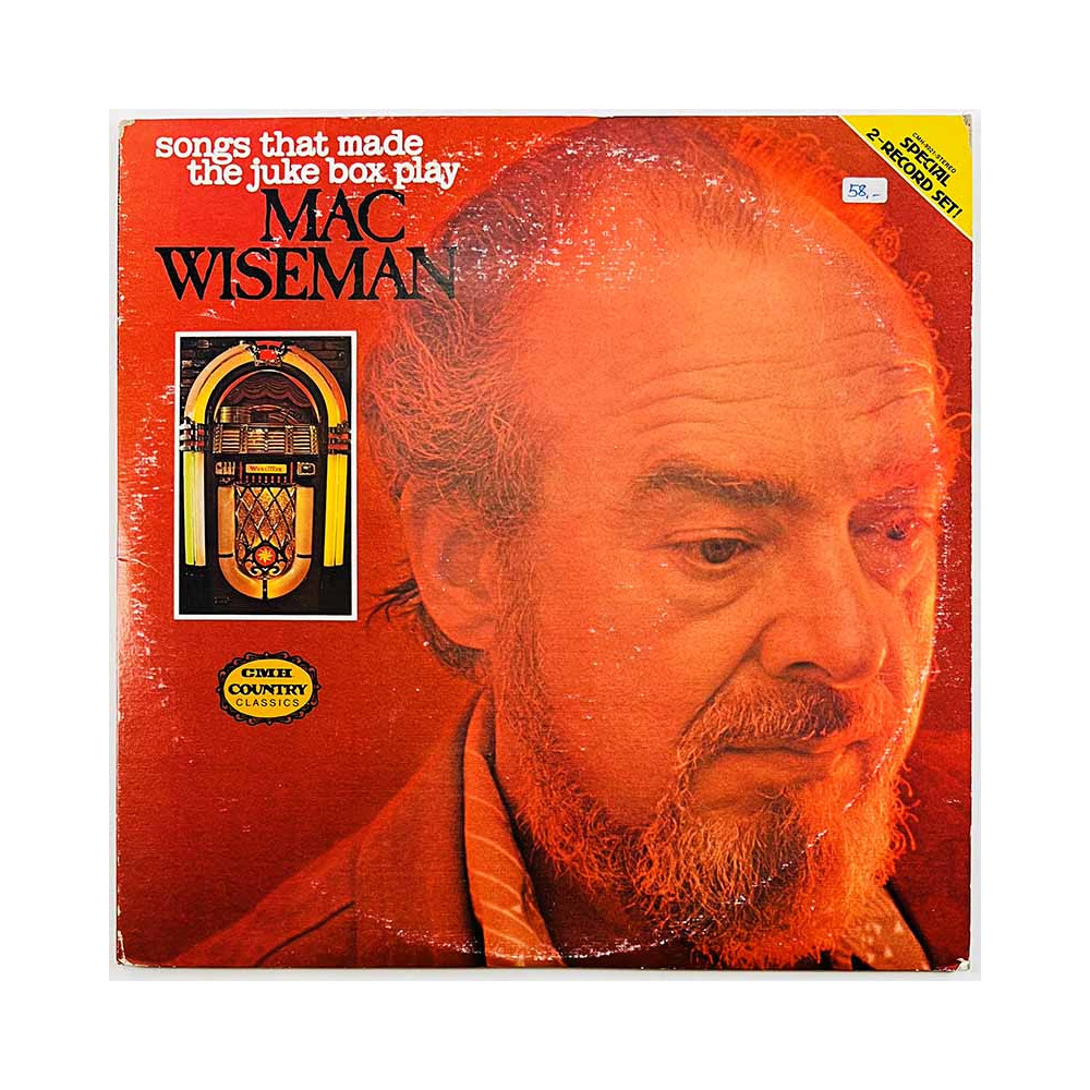 Wiseman Mac Käytetty LP Songs that made the juke box play 2LP  kansi VG levy EX Käytetty LP